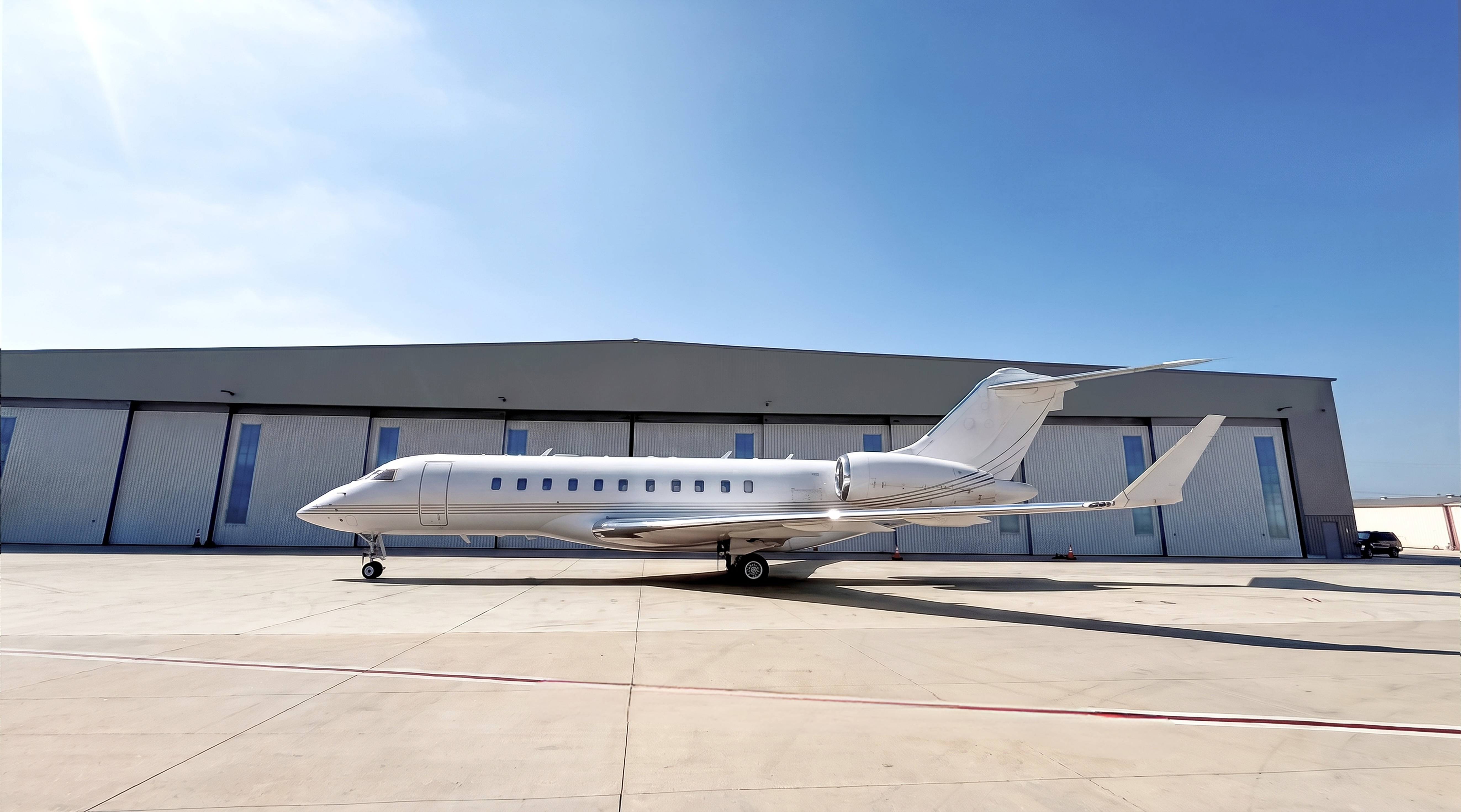 2007 Global 5000 door closed, no tail number