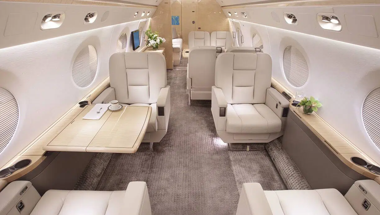 2013 Gulfstream G550 Interior Captain Chair Seats
